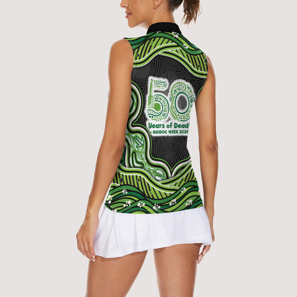 Melbourne Stars NAIDOC Week 2026 Women Sleeveless Polo Shirt Aboriginal Indigenous - 50 Years of Deadly
