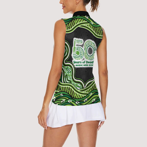 Melbourne Stars NAIDOC Week 2026 Women Sleeveless Polo Shirt Aboriginal Indigenous - 50 Years of Deadly