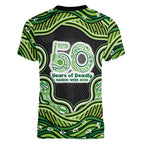 Melbourne Stars NAIDOC Week 2026 Women V-Neck T-Shirt Aboriginal Indigenous - 50 Years of Deadly