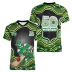 Melbourne Stars NAIDOC Week 2026 Women V-Neck T-Shirt Aboriginal Indigenous - 50 Years of Deadly