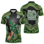 Melbourne Stars NAIDOC Week 2026 Zipper Polo Shirt Aboriginal Indigenous - 50 Years of Deadly