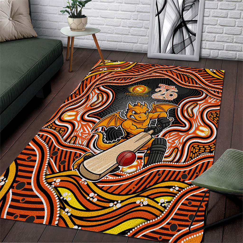 Perth Scorchers NAIDOC Week 2026 Area Rug Aboriginal Indigenous - 50 Years of Deadly
