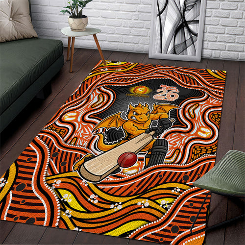 Perth Scorchers NAIDOC Week 2026 Area Rug Aboriginal Indigenous - 50 Years of Deadly