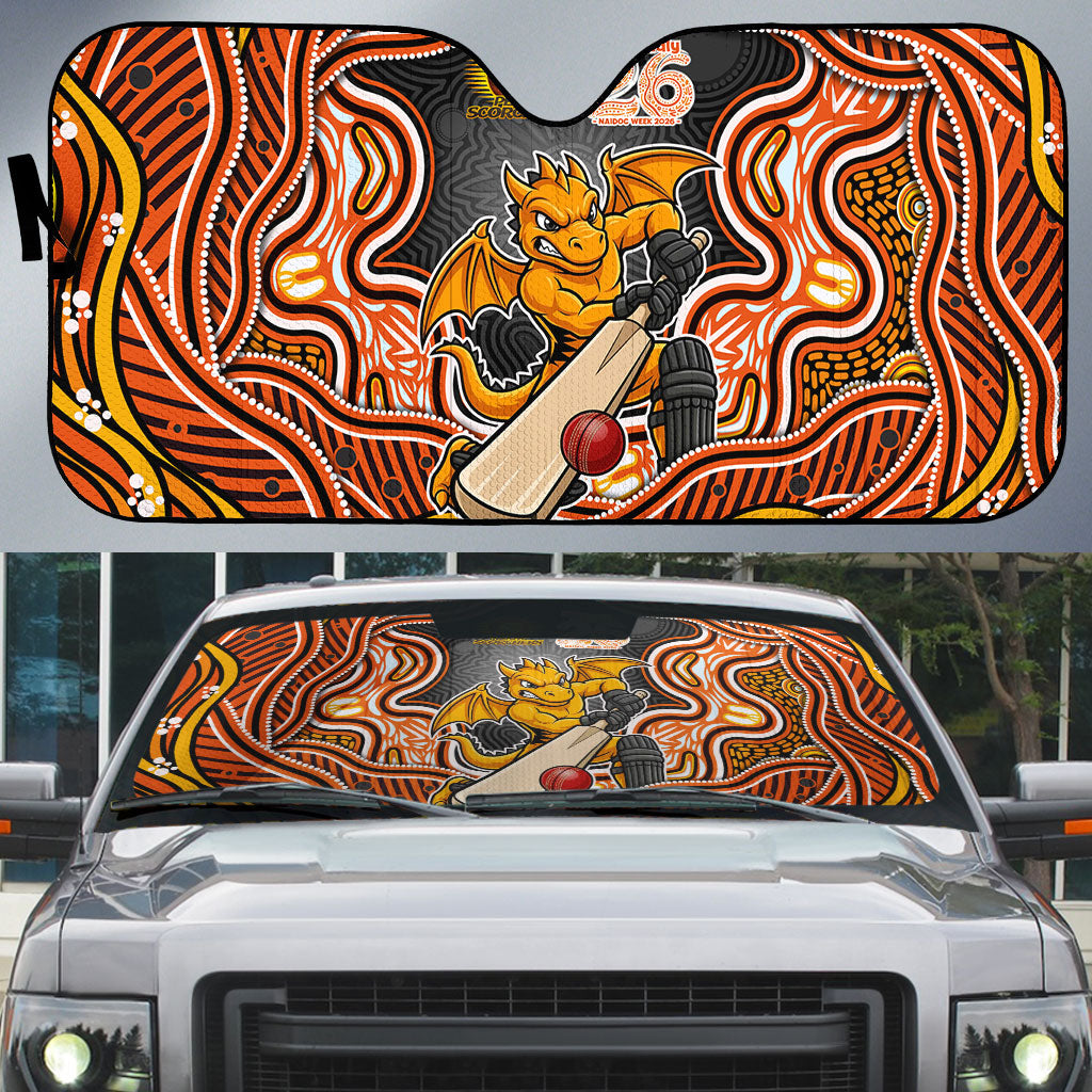 Perth Scorchers NAIDOC Week 2026 Auto Sun Shade Aboriginal Indigenous - 50 Years of Deadly
