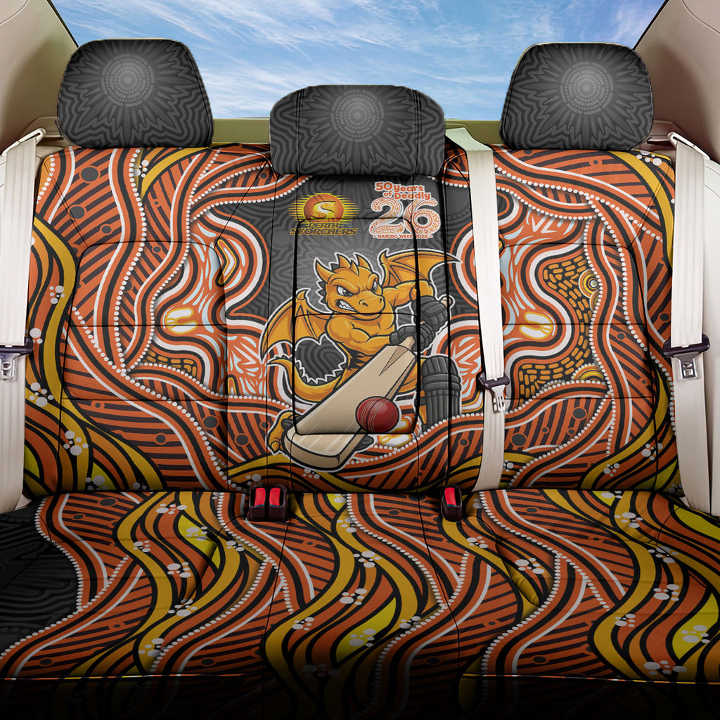 Perth Scorchers NAIDOC Week 2026 Back Car Seat Cover Aboriginal Indigenous - 50 Years of Deadly