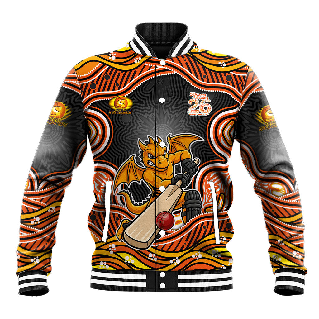 Perth Scorchers NAIDOC Week 2026 Baseball Jacket Aboriginal Indigenous - 50 Years of Deadly