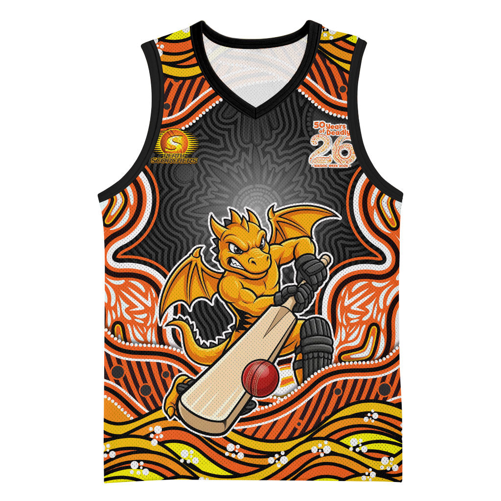 Perth Scorchers NAIDOC Week 2026 Basketball Jersey Aboriginal Indigenous - 50 Years of Deadly