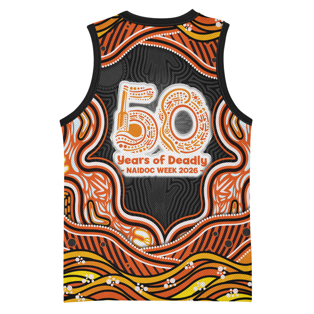 Perth Scorchers NAIDOC Week 2026 Basketball Jersey Aboriginal Indigenous - 50 Years of Deadly