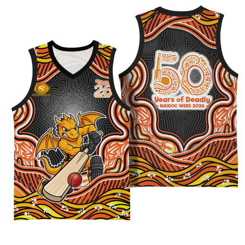 Perth Scorchers NAIDOC Week 2026 Basketball Jersey Aboriginal Indigenous - 50 Years of Deadly