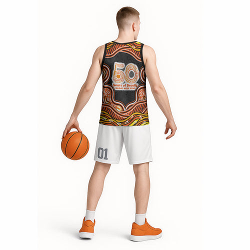 Perth Scorchers NAIDOC Week 2026 Basketball Jersey Aboriginal Indigenous - 50 Years of Deadly