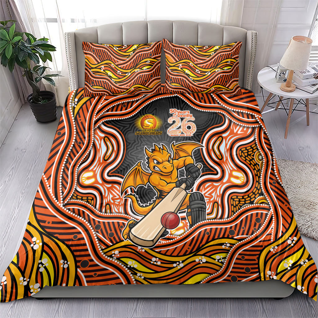 Perth Scorchers NAIDOC Week 2026 Bedding Set Aboriginal Indigenous - 50 Years of Deadly