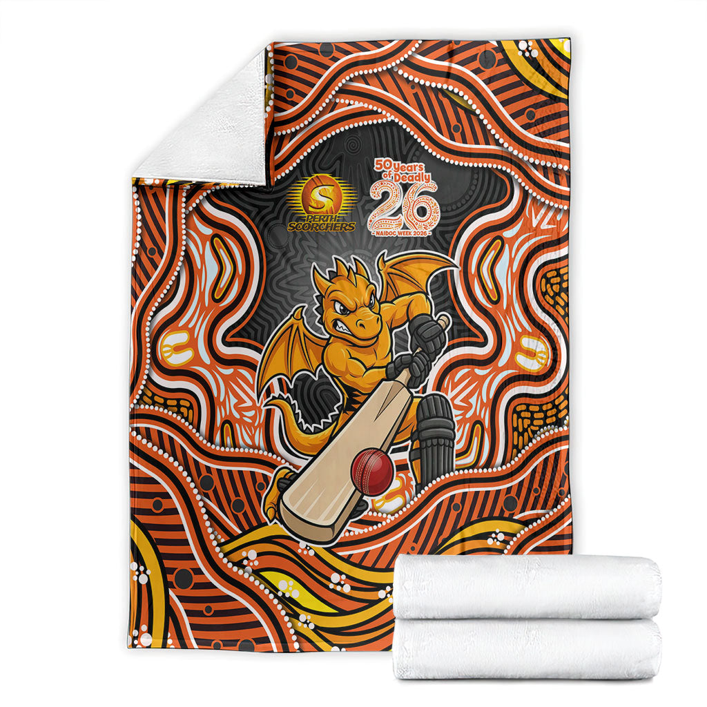 Perth Scorchers NAIDOC Week 2026 Blanket Aboriginal Indigenous - 50 Years of Deadly