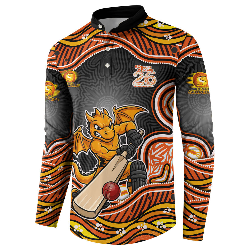 Perth Scorchers NAIDOC Week 2026 Button Sweatshirt Aboriginal Indigenous - 50 Years of Deadly