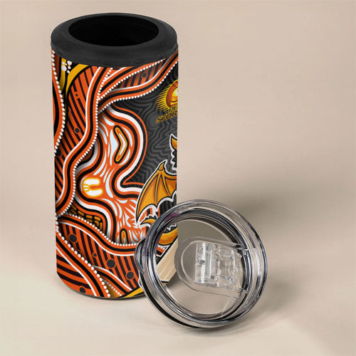 Perth Scorchers NAIDOC Week 2026 4 in 1 Can Cooler Tumbler Aboriginal Indigenous - 50 Years of Deadly