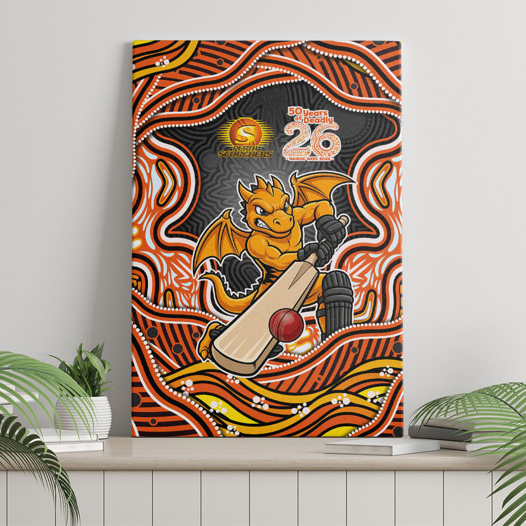 Perth Scorchers NAIDOC Week 2026 Canvas Wall Art Aboriginal Indigenous - 50 Years of Deadly