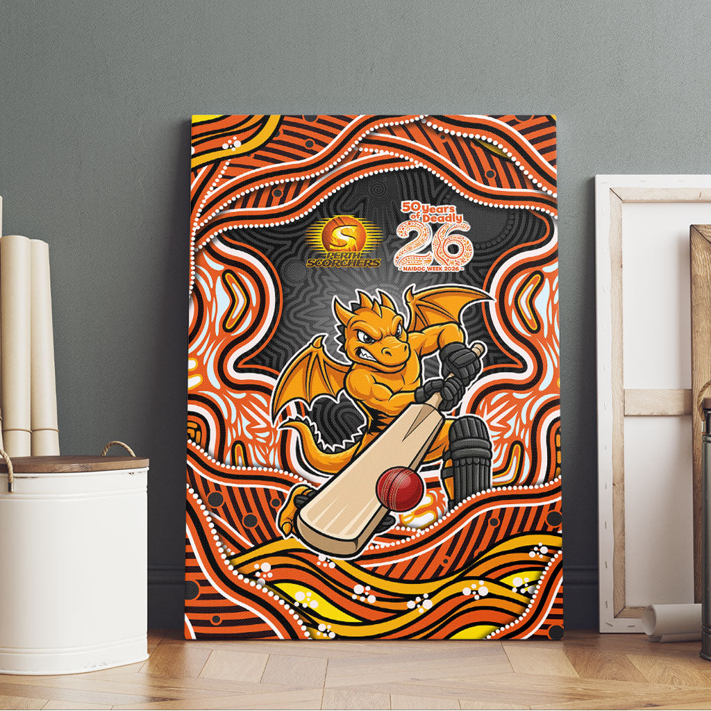 Perth Scorchers NAIDOC Week 2026 Canvas Wall Art Aboriginal Indigenous - 50 Years of Deadly