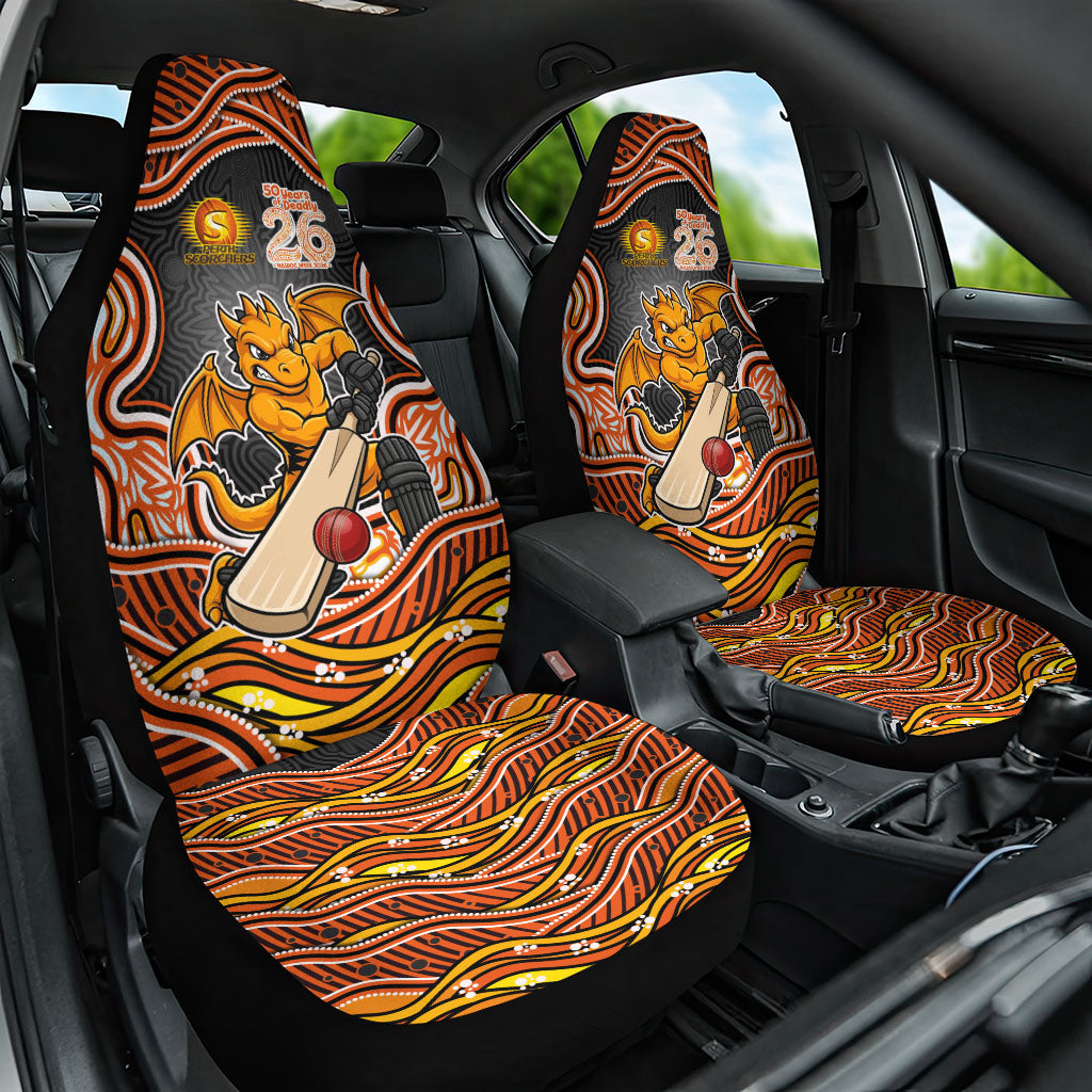 Perth Scorchers NAIDOC Week 2026 Car Seat Cover Aboriginal Indigenous - 50 Years of Deadly