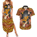 Perth Scorchers NAIDOC Week 2026 Couples Matching Summer Maxi Dress and Hawaiian Shirt Aboriginal Indigenous - 50 Years of Deadly