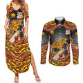 Perth Scorchers NAIDOC Week 2026 Couples Matching Summer Maxi Dress and Long Sleeve Button Shirt Aboriginal Indigenous - 50 Years of Deadly