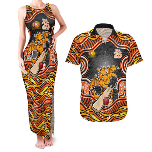 Perth Scorchers NAIDOC Week 2026 Couples Matching Tank Maxi Dress and Hawaiian Shirt Aboriginal Indigenous - 50 Years of Deadly