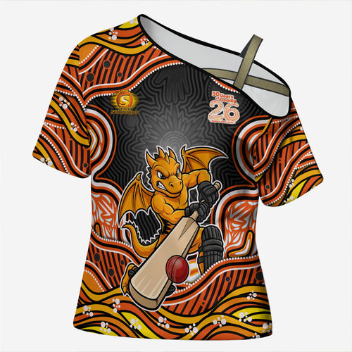 Perth Scorchers NAIDOC Week 2026 Cross Shoulder Shirt Aboriginal Indigenous - 50 Years of Deadly