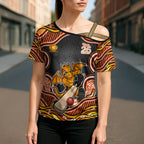 Perth Scorchers NAIDOC Week 2026 Cross Shoulder Shirt Aboriginal Indigenous - 50 Years of Deadly