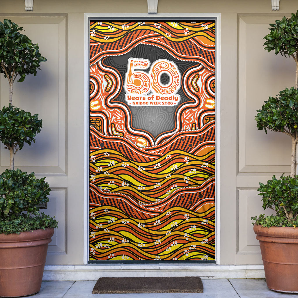 Perth Scorchers NAIDOC Week 2026 Door Cover Aboriginal Indigenous - 50 Years of Deadly