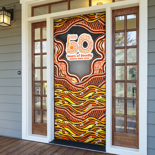 Perth Scorchers NAIDOC Week 2026 Door Cover Aboriginal Indigenous - 50 Years of Deadly
