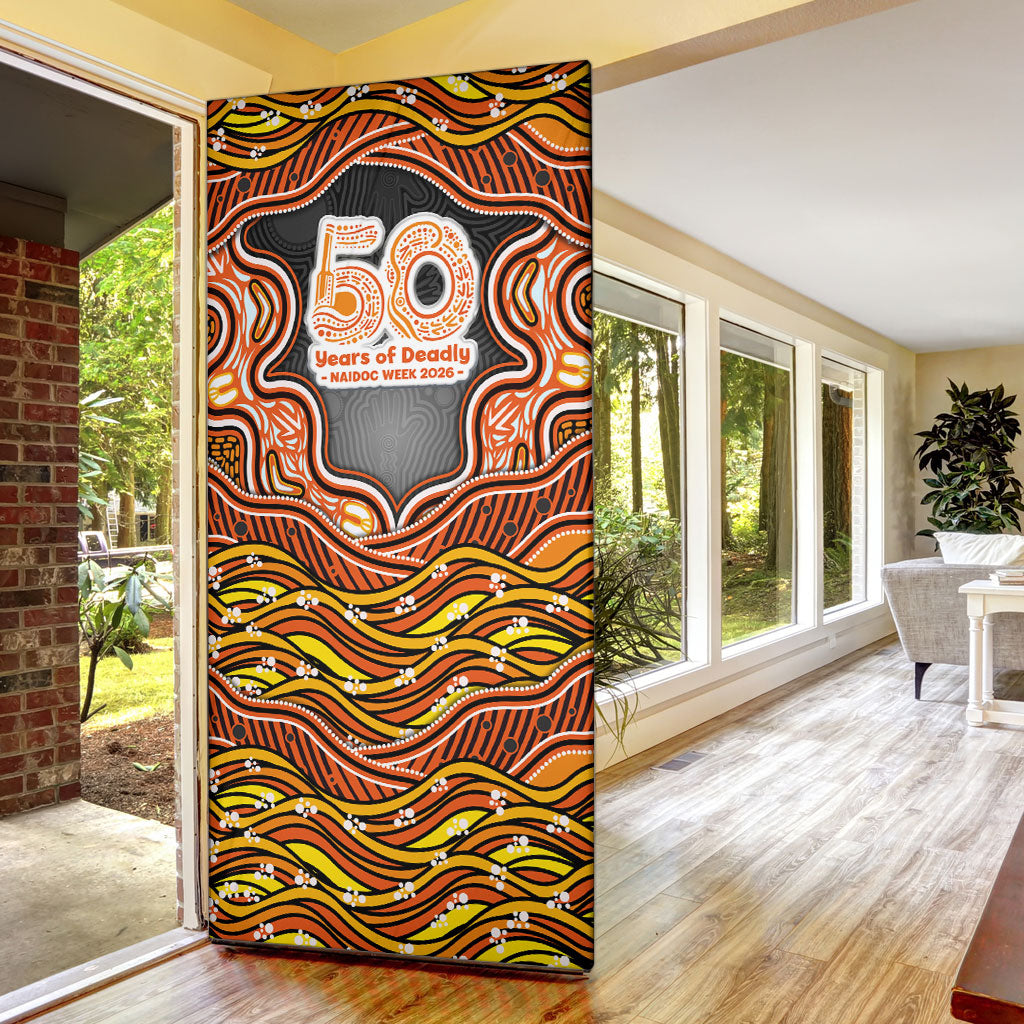 Perth Scorchers NAIDOC Week 2026 Door Cover Aboriginal Indigenous - 50 Years of Deadly