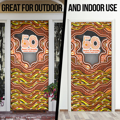 Perth Scorchers NAIDOC Week 2026 Door Cover Aboriginal Indigenous - 50 Years of Deadly