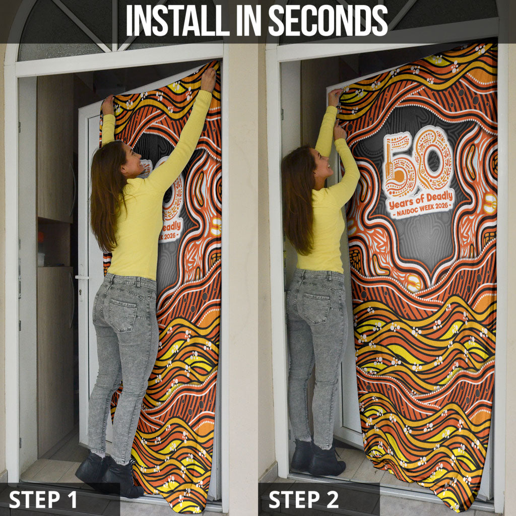 Perth Scorchers NAIDOC Week 2026 Door Cover Aboriginal Indigenous - 50 Years of Deadly