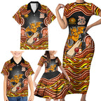 Perth Scorchers NAIDOC Week 2026 Family Matching Short Sleeve Bodycon Dress and Hawaiian Shirt Aboriginal Indigenous - 50 Years of Deadly