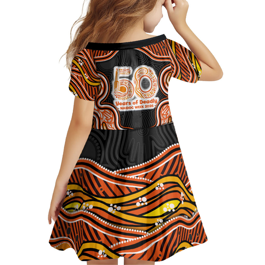 Perth Scorchers NAIDOC Week 2026 Family Matching Short Sleeve Bodycon Dress and Hawaiian Shirt Aboriginal Indigenous - 50 Years of Deadly