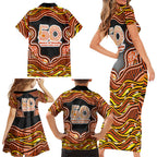 Perth Scorchers NAIDOC Week 2026 Family Matching Short Sleeve Bodycon Dress and Hawaiian Shirt Aboriginal Indigenous - 50 Years of Deadly