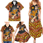Perth Scorchers NAIDOC Week 2026 Family Matching Summer Maxi Dress and Hawaiian Shirt Aboriginal Indigenous - 50 Years of Deadly