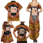 Perth Scorchers NAIDOC Week 2026 Family Matching Summer Maxi Dress and Hawaiian Shirt Aboriginal Indigenous - 50 Years of Deadly