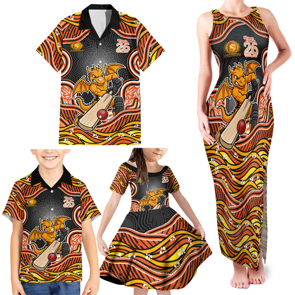 Perth Scorchers NAIDOC Week 2026 Family Matching Tank Maxi Dress and Hawaiian Shirt Aboriginal Indigenous - 50 Years of Deadly