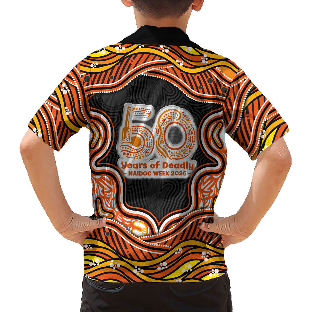 Perth Scorchers NAIDOC Week 2026 Family Matching Tank Maxi Dress and Hawaiian Shirt Aboriginal Indigenous - 50 Years of Deadly