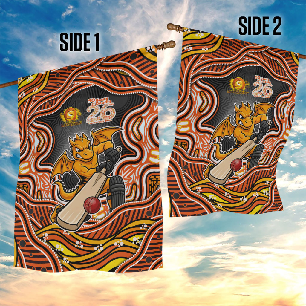 Perth Scorchers NAIDOC Week 2026 Garden Flag Aboriginal Indigenous - 50 Years of Deadly