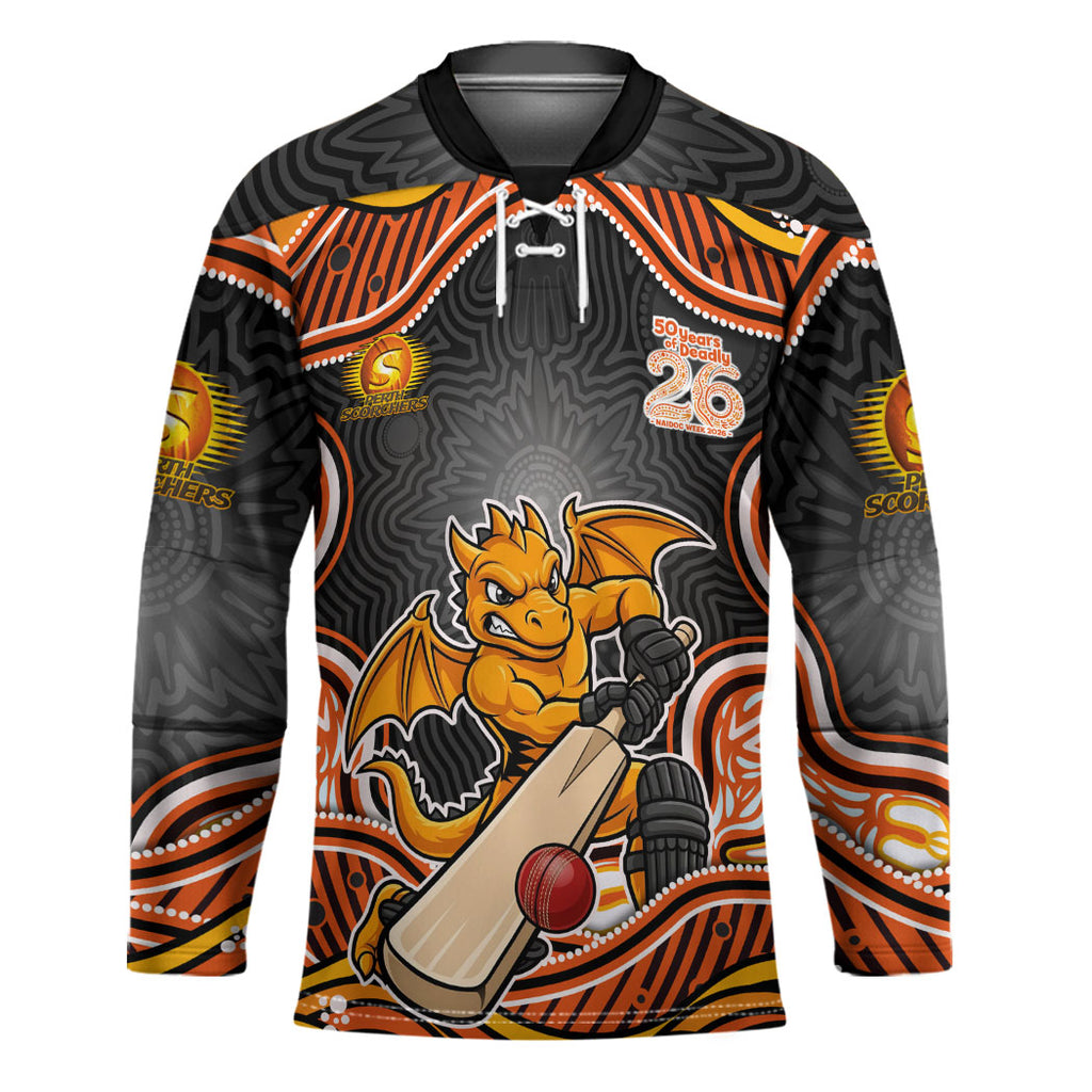 Perth Scorchers NAIDOC Week 2026 Hockey Jersey Aboriginal Indigenous - 50 Years of Deadly