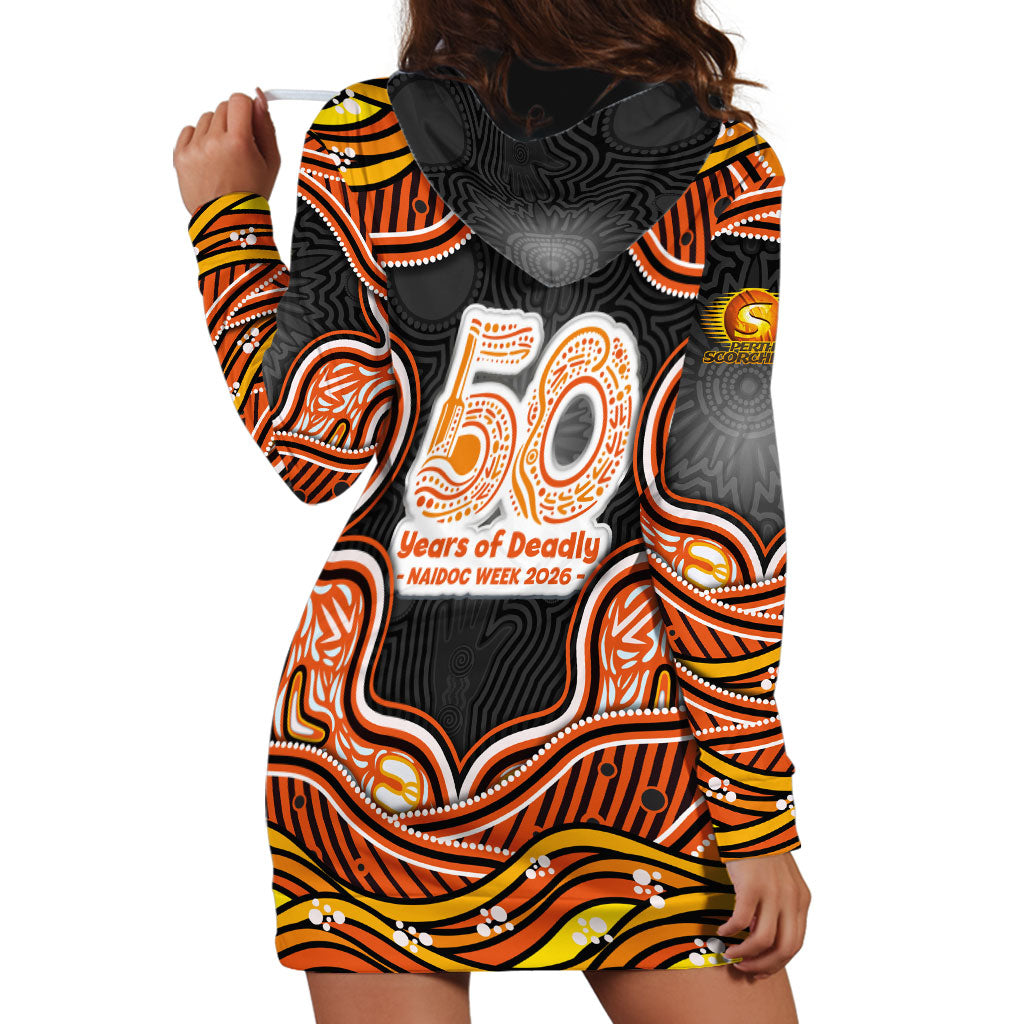 Perth Scorchers NAIDOC Week 2026 Hoodie Dress Aboriginal Indigenous - 50 Years of Deadly