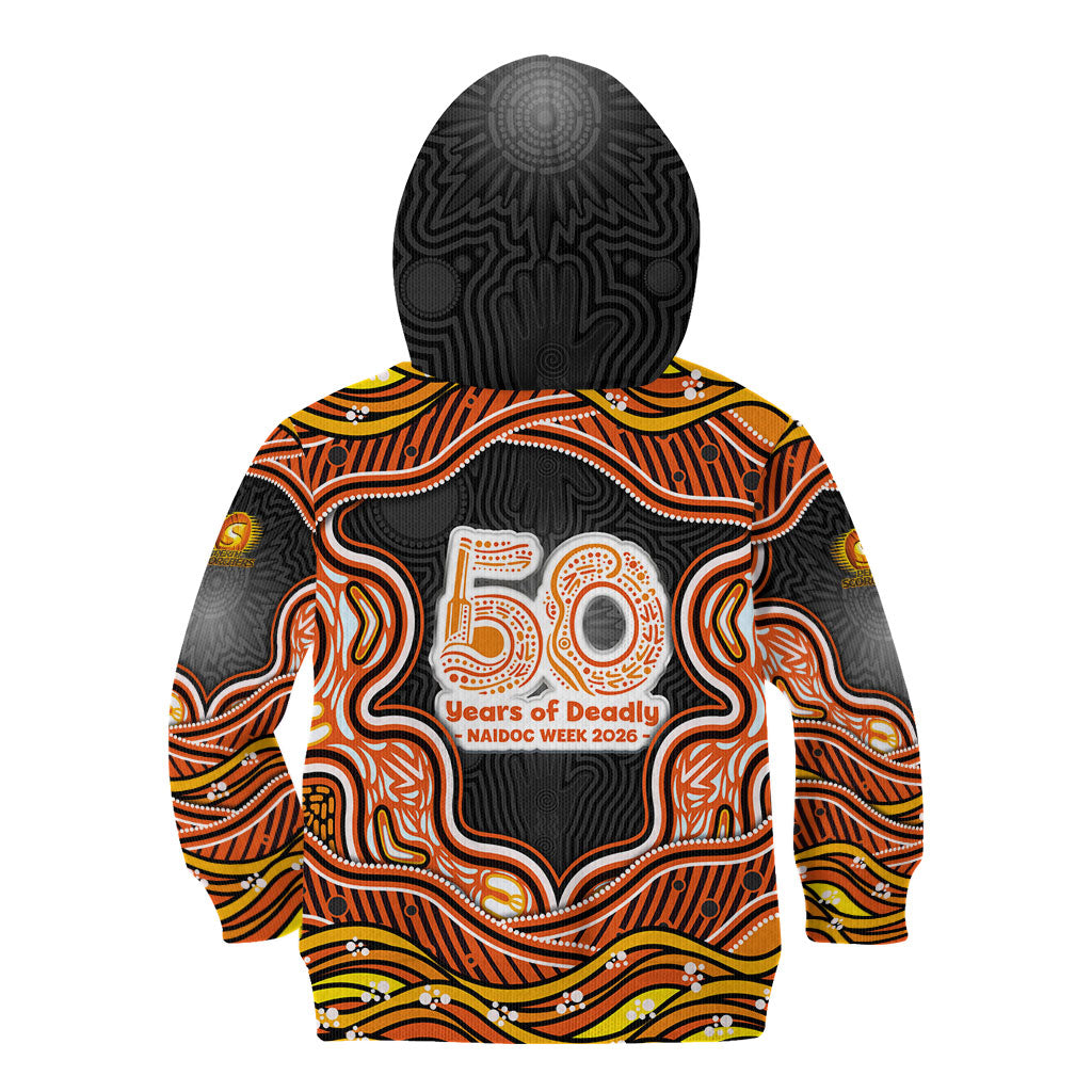 Perth Scorchers NAIDOC Week 2026 Kid Hoodie Aboriginal Indigenous - 50 Years of Deadly