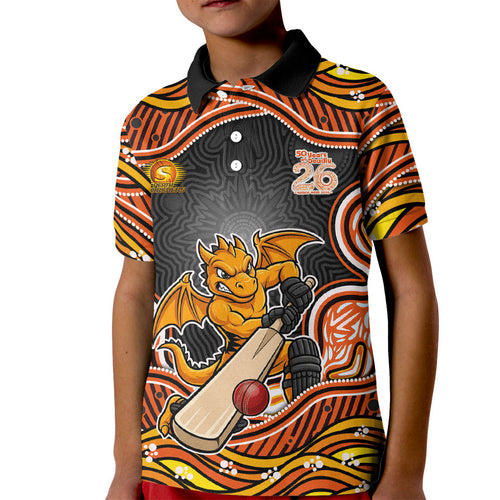 Perth Scorchers NAIDOC Week 2026 Kid Polo Shirt Aboriginal Indigenous - 50 Years of Deadly