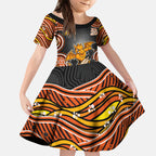 Perth Scorchers NAIDOC Week 2026 Kid Short Sleeve Dress Aboriginal Indigenous - 50 Years of Deadly