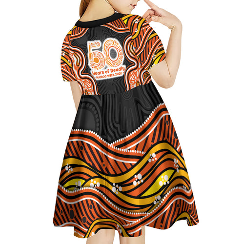Perth Scorchers NAIDOC Week 2026 Kid Short Sleeve Dress Aboriginal Indigenous - 50 Years of Deadly