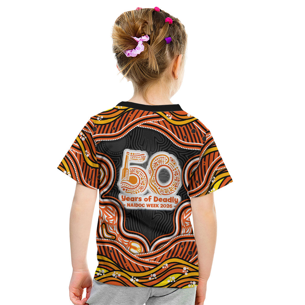 Perth Scorchers NAIDOC Week 2026 Kid T Shirt Aboriginal Indigenous - 50 Years of Deadly