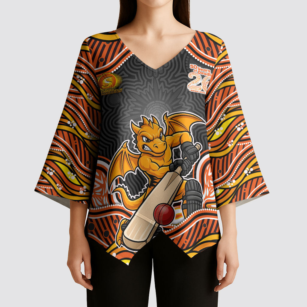 Perth Scorchers NAIDOC Week 2026 Kimono Sleeve Blouse Aboriginal Indigenous - 50 Years of Deadly