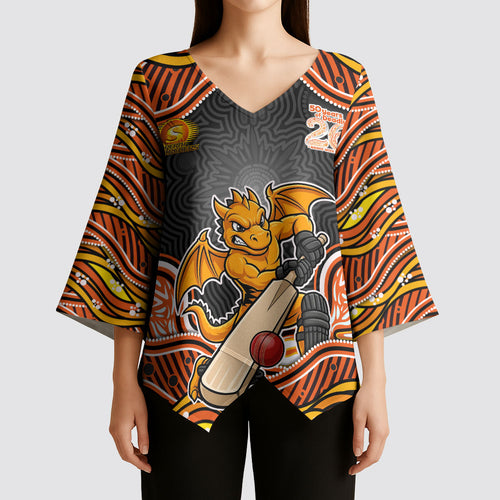 Perth Scorchers NAIDOC Week 2026 Kimono Sleeve Blouse Aboriginal Indigenous - 50 Years of Deadly