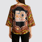 Perth Scorchers NAIDOC Week 2026 Kimono Sleeve Blouse Aboriginal Indigenous - 50 Years of Deadly