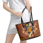 Perth Scorchers NAIDOC Week 2026 Leather Tote Bag Aboriginal Indigenous - 50 Years of Deadly